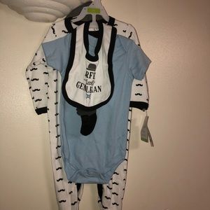 Brand new baby boy 5pc cotton sleeper with tags